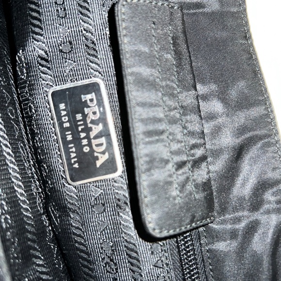 Prada Nylon Messenger Crossbody Bag – All Black / Made in Italy - Picture 9 of 10